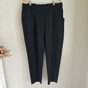Old Navy Extra High Rise Taylor Straight Trouser Black Sz XL NWT